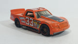 2011 Hot Wheels Circle Trucker Truck Orange #33 Die Cast Toy Car Vehicle