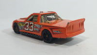 2011 Hot Wheels Circle Trucker Truck Orange #33 Die Cast Toy Car Vehicle