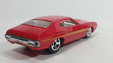 2011 Hot Wheels '72 Ford Gran Torino Sport Red Die Cast Toy Muscle Car Vehicle