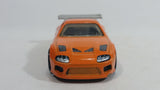 2013 Hot Wheels HW City Street Power Toyota Supra Orange Die Cast Toy Car Vehicle