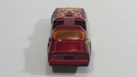 2010 Hot Wheels Race World Volcano Hot Bird Pontiac Firebird Metalflake Red Die Cast Toy Car Vehicle