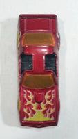 2010 Hot Wheels Race World Volcano Hot Bird Pontiac Firebird Metalflake Red Die Cast Toy Car Vehicle