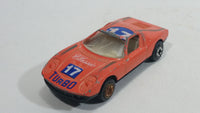 Yatming Lamborghini Miura Classic #17 Turbo Orange Die Cast Toy Car Vehicle