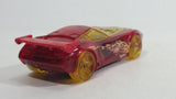 2010 Hot Wheels Race World Earth Nerve Hammer Transparent Red Die Cast Toy Car Vehicle