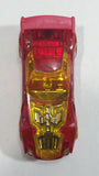 2010 Hot Wheels Race World Earth Nerve Hammer Transparent Red Die Cast Toy Car Vehicle