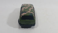 HTF Yatming Jeep Grand Cherokee No. 827 Green Brown Camouflage Die Cast Toy Military Army Car Vehicle