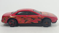 2003 Hot Wheels Raptor Blast Oldsmobile Aurora Red Die Cast Toy Car Vehicle