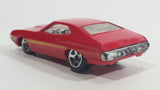 2011 Hot Wheels '72 Ford Gran Torino Sport Red Die Cast Toy Muscle Car Vehicle