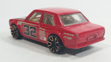 2012 Hot Wheels Faster Than Ever Datsun Bluebird 510 Red #32 Die Cast Toy Race Car Vehicle