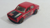 2012 Hot Wheels Faster Than Ever Datsun Bluebird 510 Red #32 Die Cast Toy Race Car Vehicle