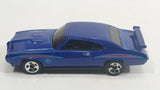 2011 Hot Wheels '70 Pontiac GTO Judge Metallic Blue Die Cast Toy Car Vehicle