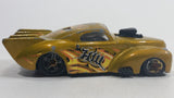 2008 Hot Wheels All Stars '41 Willys Metalflake Gold Die Cast Toy Hot Rod Car Vehicle