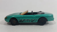 1998 Hot Wheels First Editions Jaguar XK-8 Convertible Metallic Turquoise Green Die Cast Toy Car Vehicle