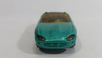 1998 Hot Wheels First Editions Jaguar XK-8 Convertible Metallic Turquoise Green Die Cast Toy Car Vehicle