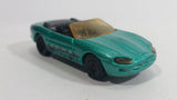 1998 Hot Wheels First Editions Jaguar XK-8 Convertible Metallic Turquoise Green Die Cast Toy Car Vehicle