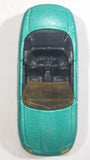 1998 Hot Wheels First Editions Jaguar XK-8 Convertible Metallic Turquoise Green Die Cast Toy Car Vehicle