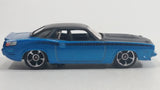 2010 Hot Wheels Muscle Mania '70 Plymouth AAR Cuda Metalflake Blue Die Cast Toy Muscle Car Vehicle