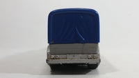 2002 Hot Wheels Haulers Diabolical Doctor Fraser's Lazers Cargo Truck Silver Grey and Blue Die Cast Toy Car Vehicle