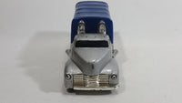 2002 Hot Wheels Haulers Diabolical Doctor Fraser's Lazers Cargo Truck Silver Grey and Blue Die Cast Toy Car Vehicle