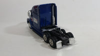 NASCAR Authentics Semi Tractor Truck Dale Earnhardt Jr #88 "National Guard" Dark Blue Die Cast Toy Car Vehicle Rig with Rubber Tires