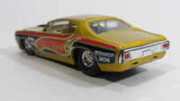 Hot Wheels G Machines '70 Chevelle Metalflake Golden Yellow 1/50 Scale Die Cast Toy Muscle Car Vehicle with Rubber Tires