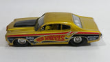 Hot Wheels G Machines '70 Chevelle Metalflake Golden Yellow 1/50 Scale Die Cast Toy Muscle Car Vehicle with Rubber Tires