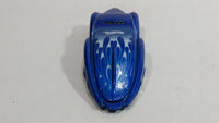 2005 Hot Wheels Crooze Ooz Coupe Blue with White Flames Die Cast Toy Car Vehicle