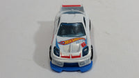 2014 Hot Wheels HW Race Team 24 / Seven Pearl White Die Cast Toy Race Car Vehicle