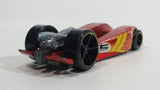 2011 Hot Wheels 4-Lane Elimination Race Duel Fueler #5 Metalflake Red Die Cast Toy Car Vehicle