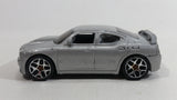 2007 Hot Wheels Dodge Charger SRT8 Metalflake Silver Die Cast Toy Car Vehicle