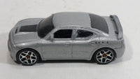 2007 Hot Wheels Dodge Charger SRT8 Metalflake Silver Die Cast Toy Car Vehicle