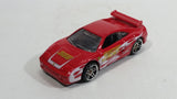 2010 Hot Wheels Ferrari 5 Ferrari F355 Challenge Red Die Cast Toy Car Vehicle