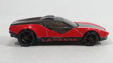 2009 Hot Wheels La Fasta Red and Black Die Cast Toy Car Vehicle