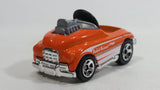 2016 Hot WHeels HW Ride-Ons Pedal Driver Orange Die Cast Toy Car Vehicle