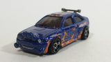 2011 Hot Wheels Wall Tracks Ford Escort Rally #71 Metallic Blue Die Cast Toy Car Vehicle