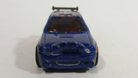 2011 Hot Wheels Wall Tracks Ford Escort Rally #71 Metallic Blue Die Cast Toy Car Vehicle