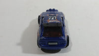 2011 Hot Wheels Wall Tracks Ford Escort Rally #71 Metallic Blue Die Cast Toy Car Vehicle