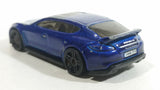 2014 Hot Wheels HW City Speed Team Porsche Panamera Blue Die Cast Toy Car Vehicle