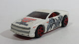 2003 Hot Wheels Yu-Gi-Oh! Muscle Tone White Die Cast Toy Car Vehicle