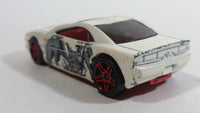 2003 Hot Wheels Yu-Gi-Oh! Muscle Tone White Die Cast Toy Car Vehicle