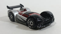 2005 Hot Wheels First Editions Drop Tops Mid Drift Metalflake Silver & Black Die Cast Toy Car Vehicle