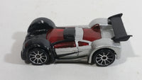 2005 Hot Wheels First Editions Drop Tops Mid Drift Metalflake Silver & Black Die Cast Toy Car Vehicle