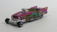 2004 Hot Wheels Speed Circus '57 Roadster Pink Die Cast Toy Car Vehicle