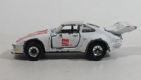 1988 Hartoy Coca Cola Coke Soda Pop Porsche 935 White Red #12 Die Cast Toy Car Vehicle with Opening Doors