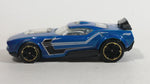 2011 Hot Wheels HW Video Game Heroes Fast Fish Metalflake Blue Die Cast Toy Car Vehicle