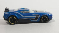 2011 Hot Wheels HW Video Game Heroes Fast Fish Metalflake Blue Die Cast Toy Car Vehicle