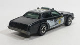 1982 Hot Wheels Sheriff Patrol Black Die Cast Toy Cop Police Car Vehicle