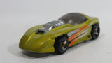 2002 Hot Wheels Silhouette II Antifreeze Green Wheels Die Cast Toy Car Vehicle