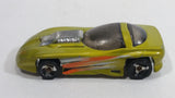 2002 Hot Wheels Silhouette II Antifreeze Green Wheels Die Cast Toy Car Vehicle