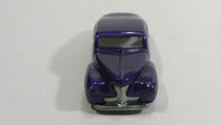 1998 Hot Wheels First Editions Tail Dragger Metalflake Purple Die Cast Toy Car Vehicle